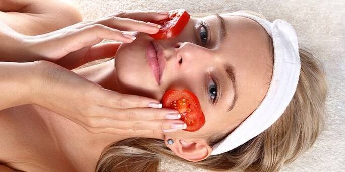 rajčata pro omlazení pokožky